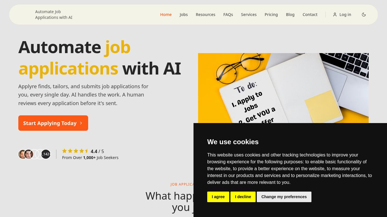 Applyre: AI + Human Job Applications