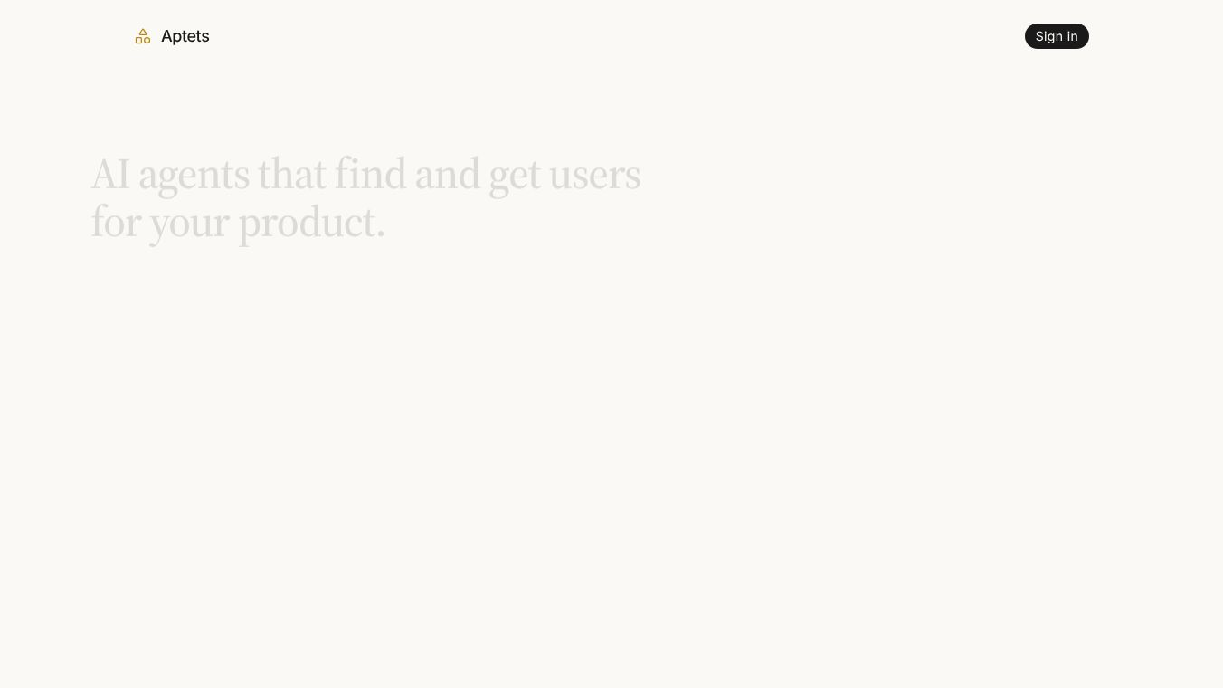Aptets: outreach for vibe-coded projects