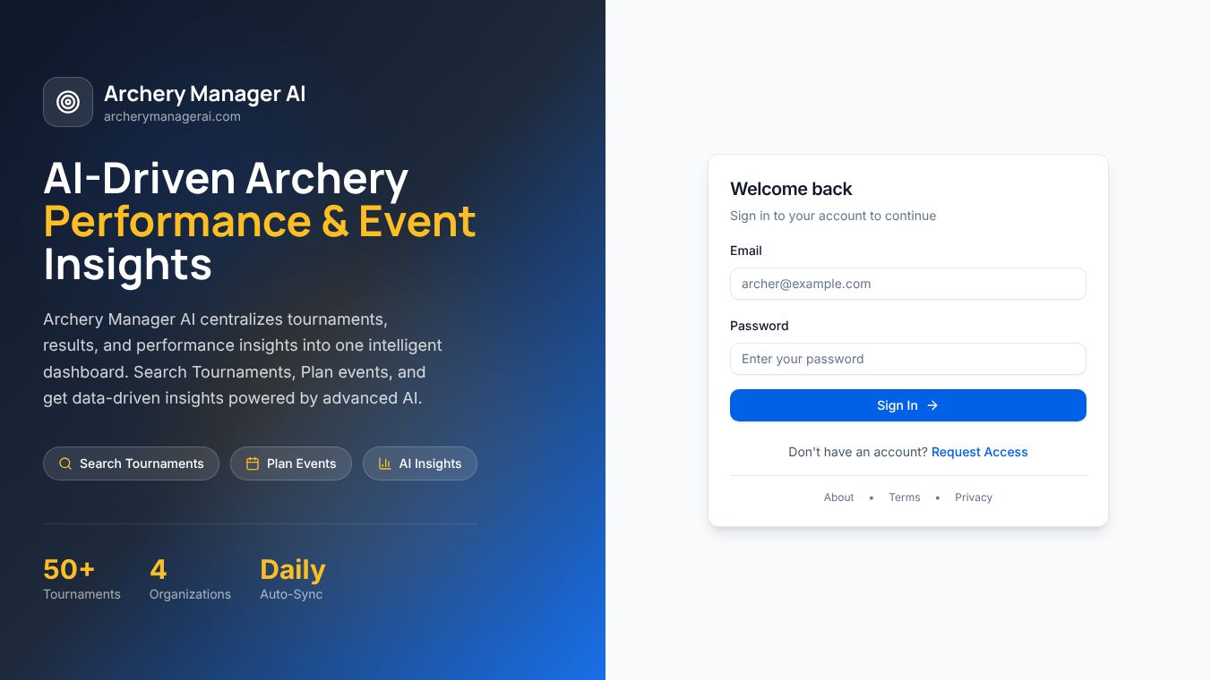 Archery Manager AI