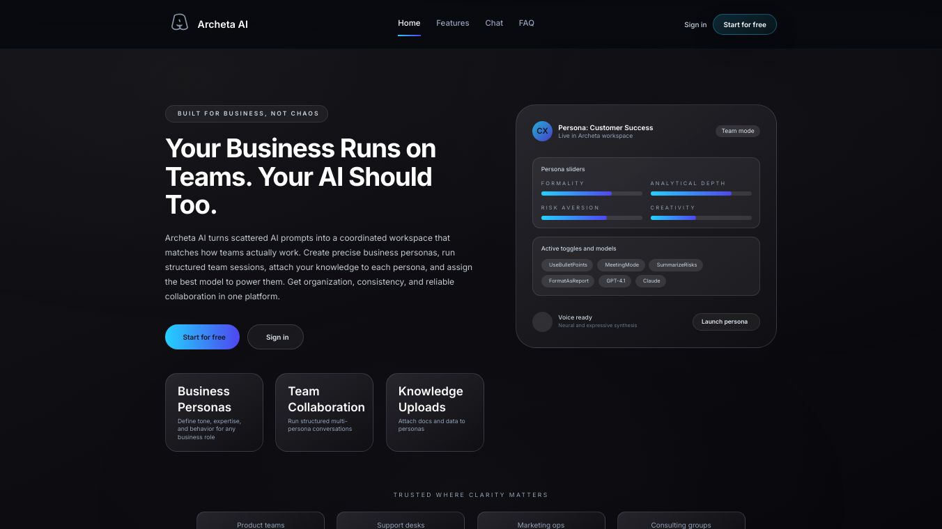 Archeta AI Early Access