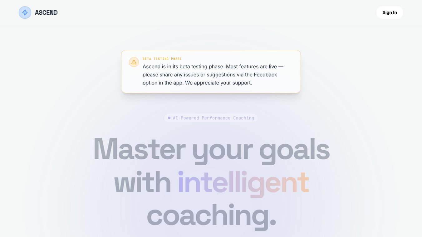 Ascend AI Coach