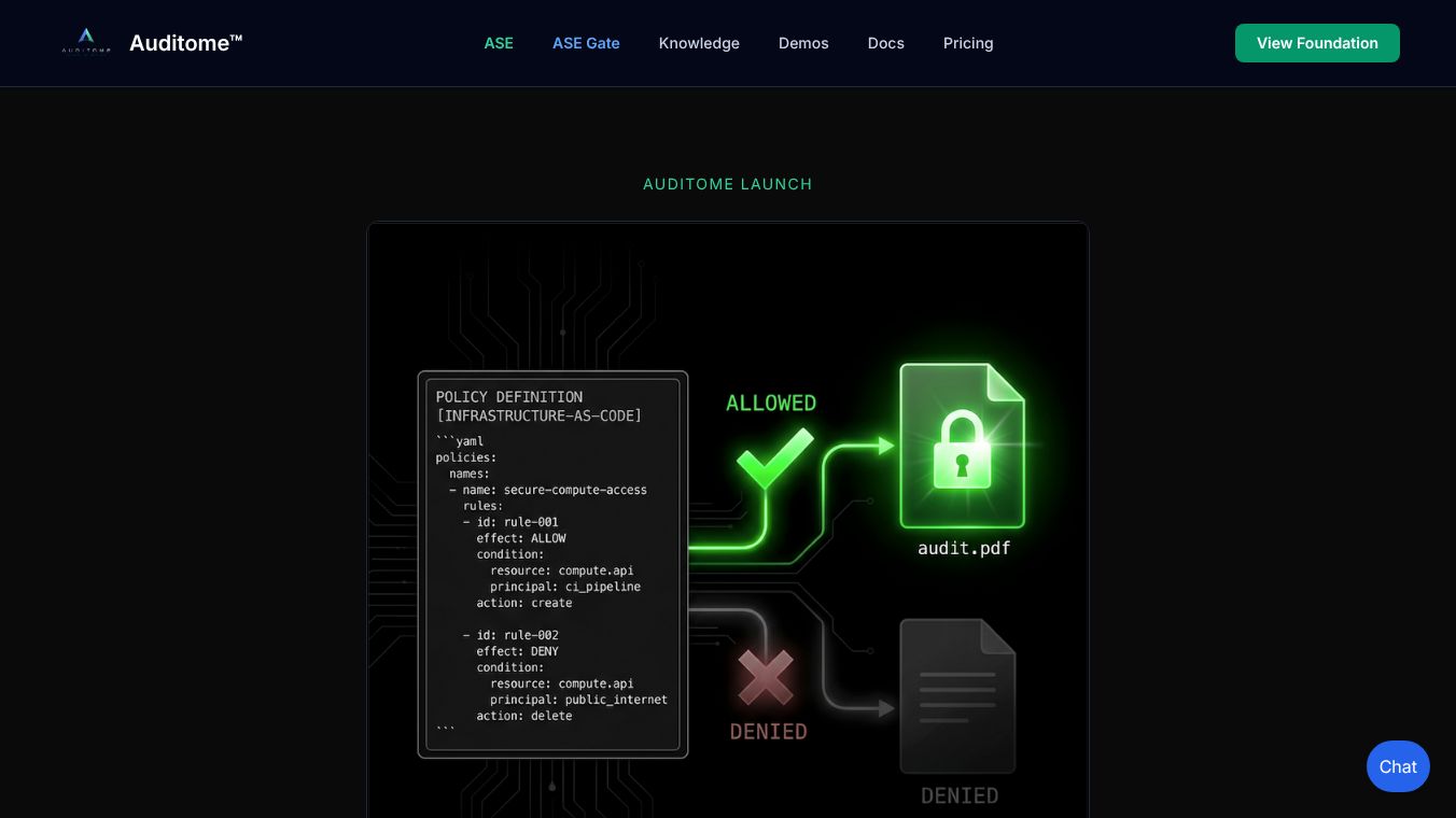 ASE(Auditome Sovereign Engine)