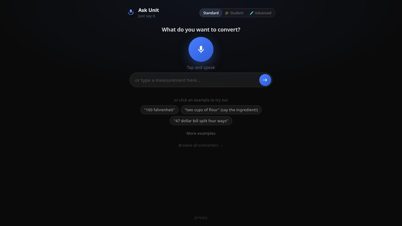 Ask Unit