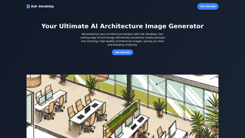 Ask Vandelay - AI Architecture Image Generator