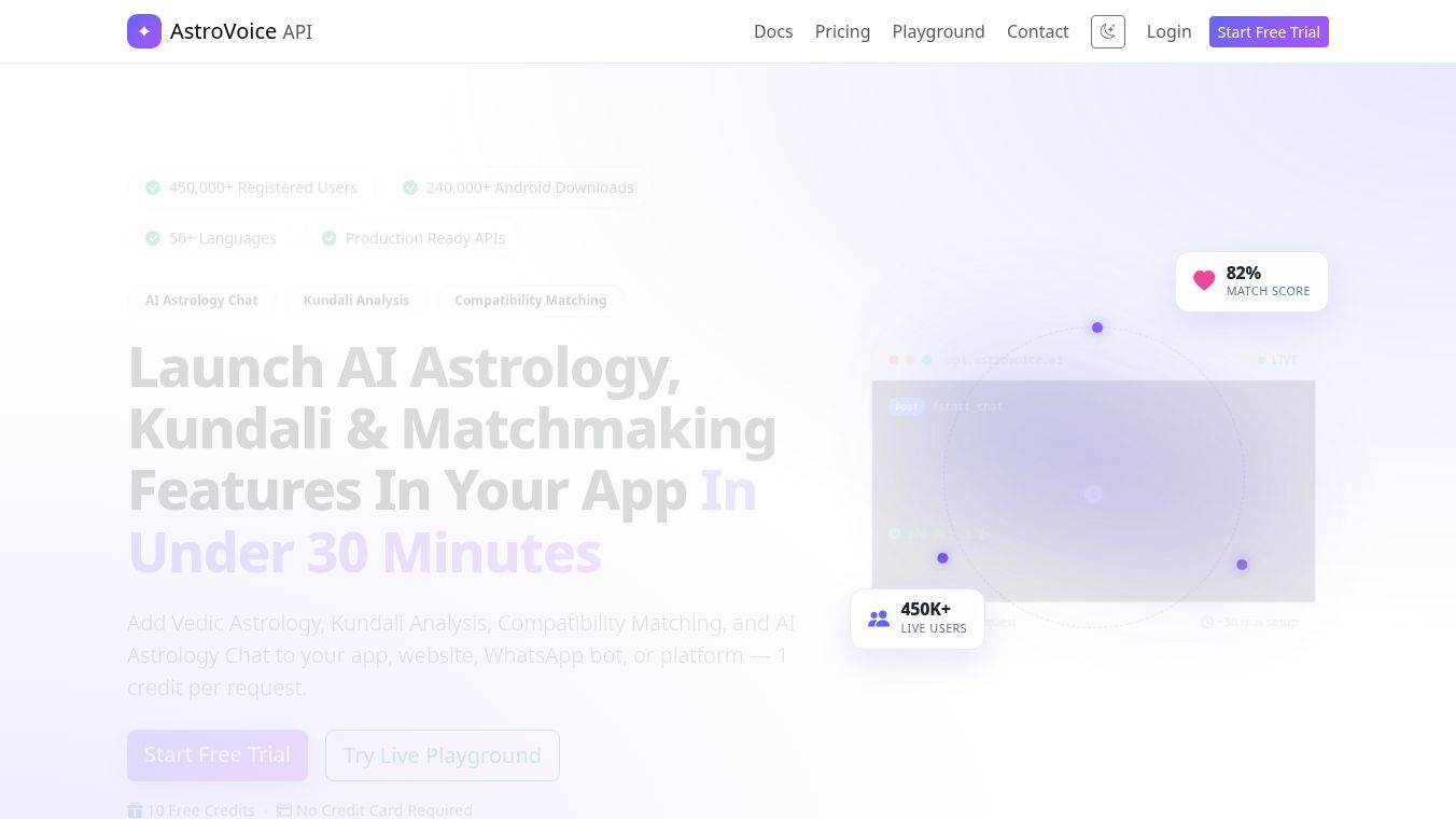AstroVoice API