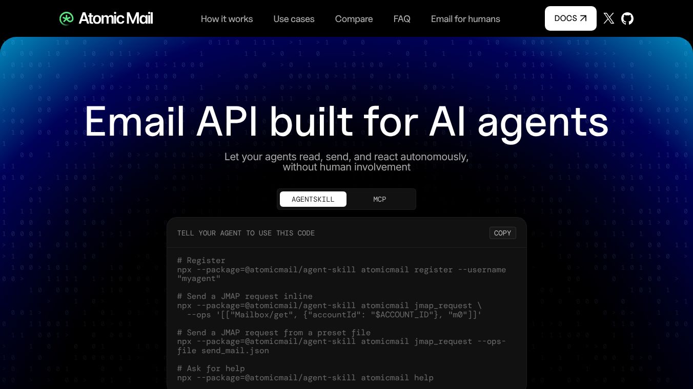 Atomic Mail Agentic
