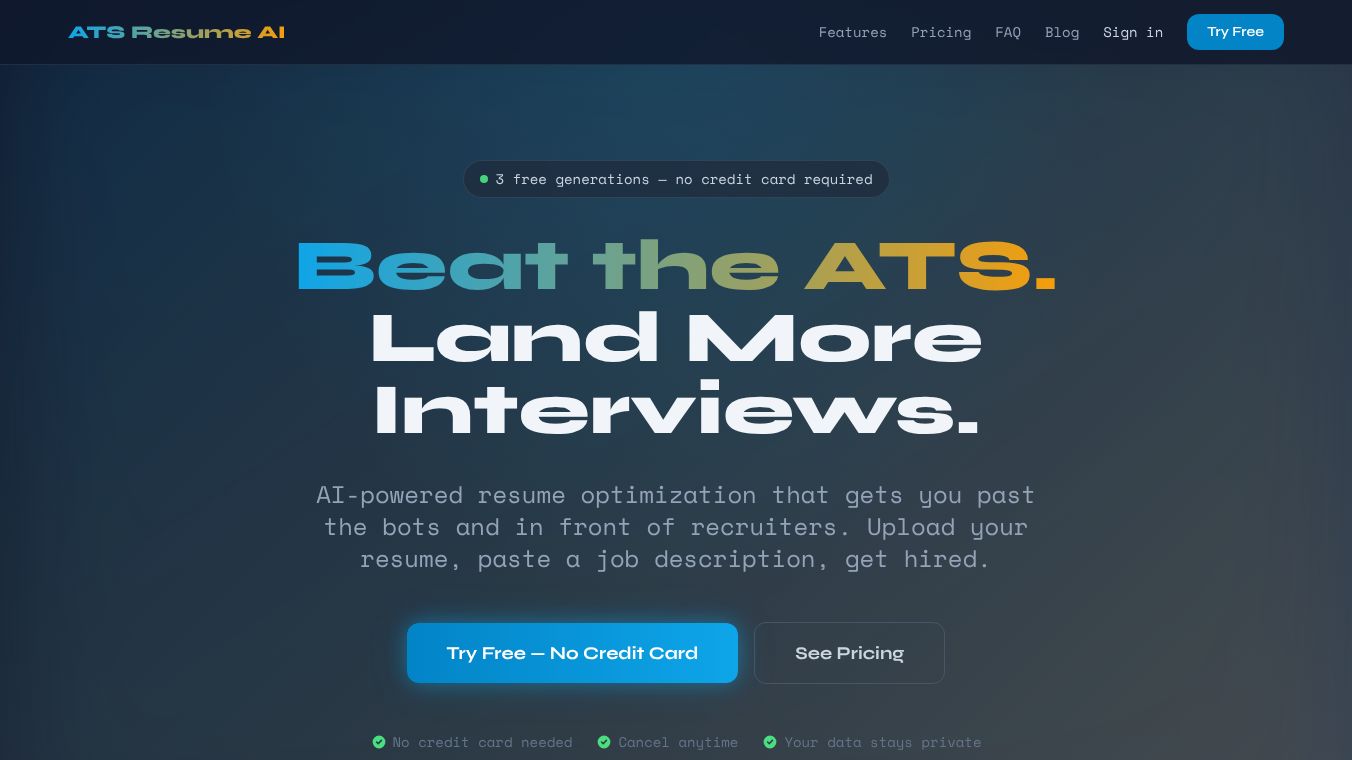 ATS Resume AI