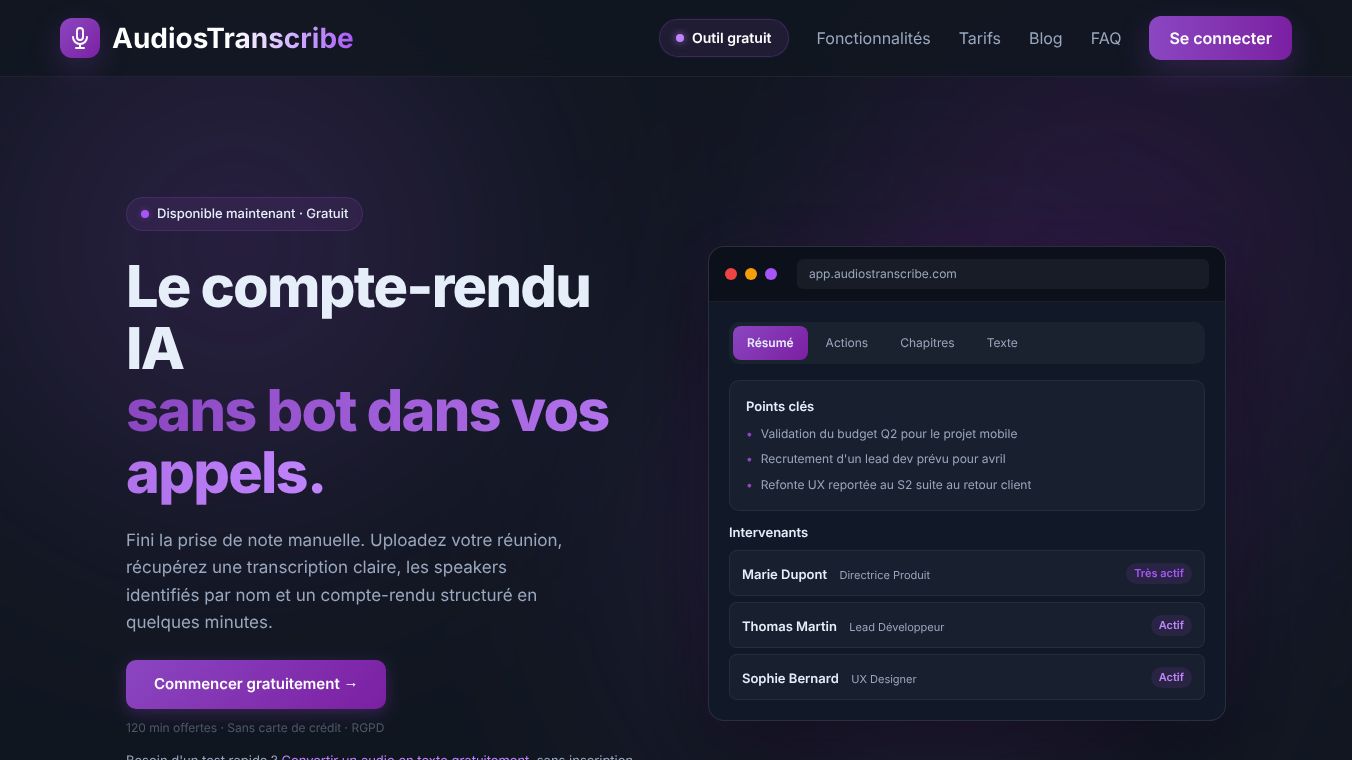 AudiosTranscribe