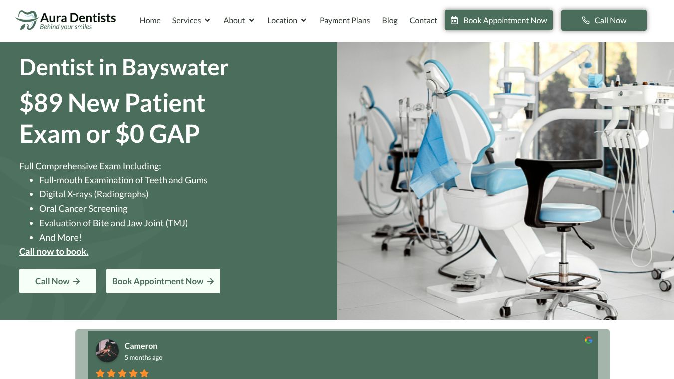 Aura Dentists Bayswater