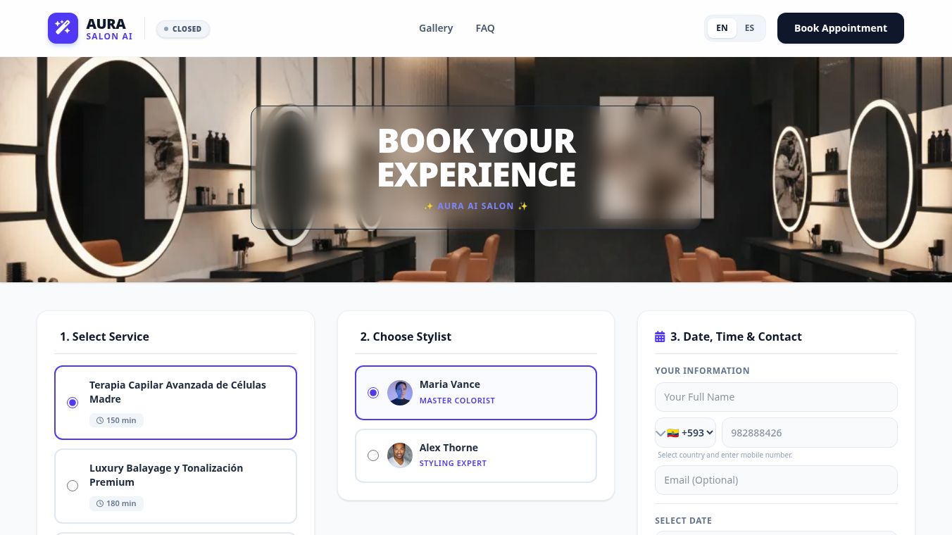 AURA Salon AI