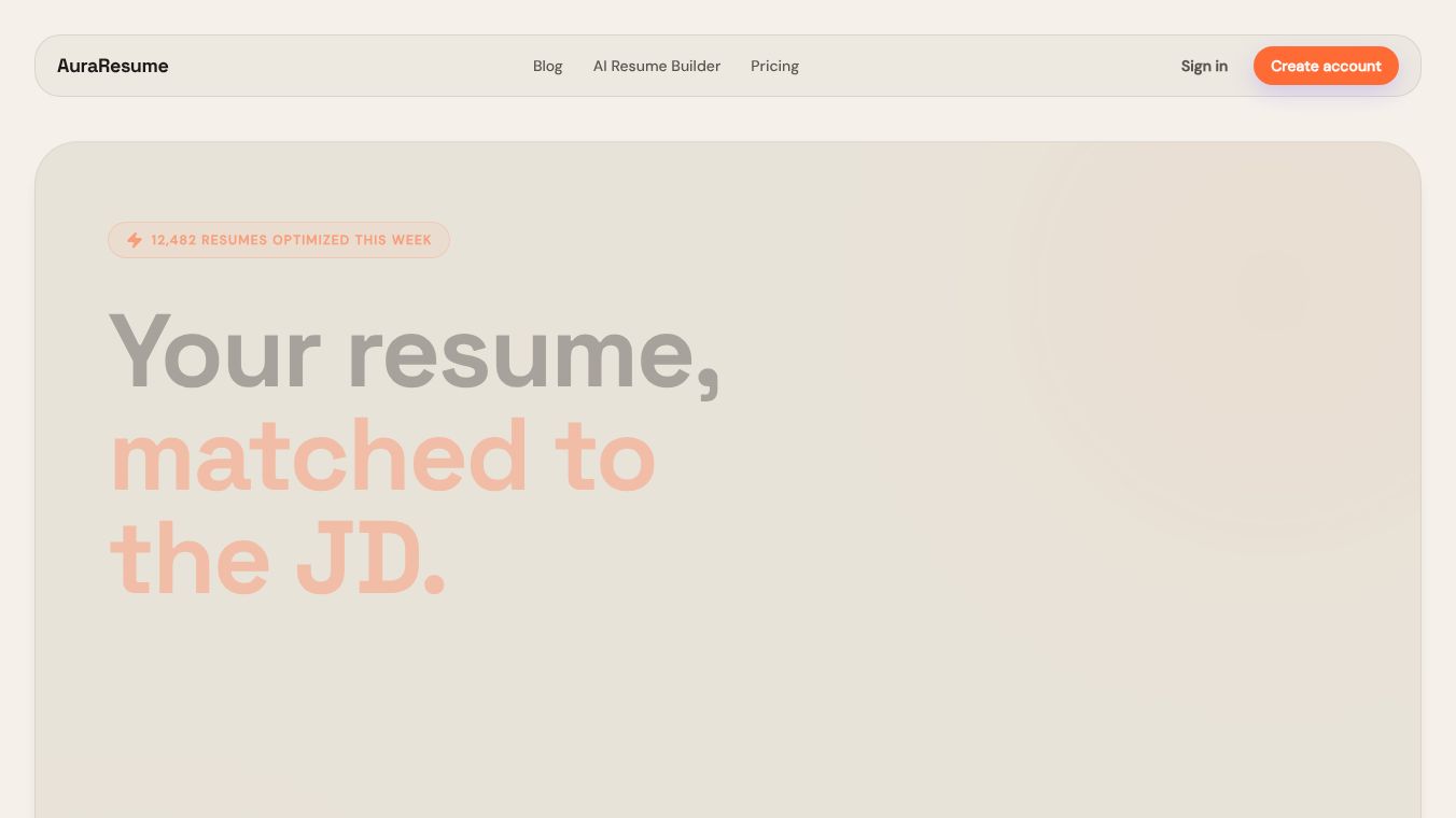AuraResume