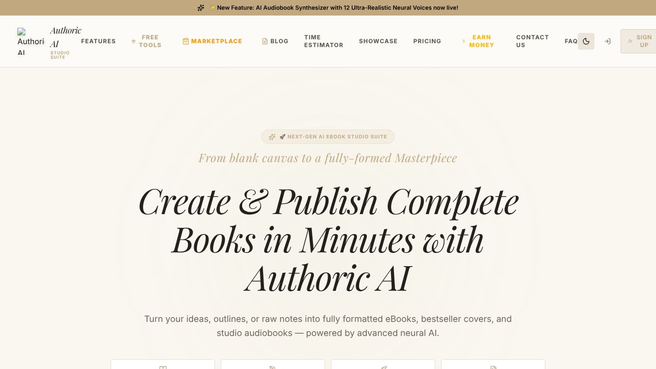 Authoric AI - Full Book Writing Software