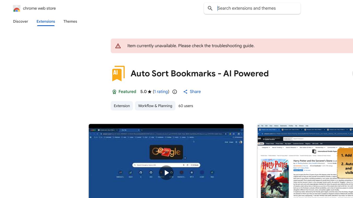 Auto Sort Bookmarks
