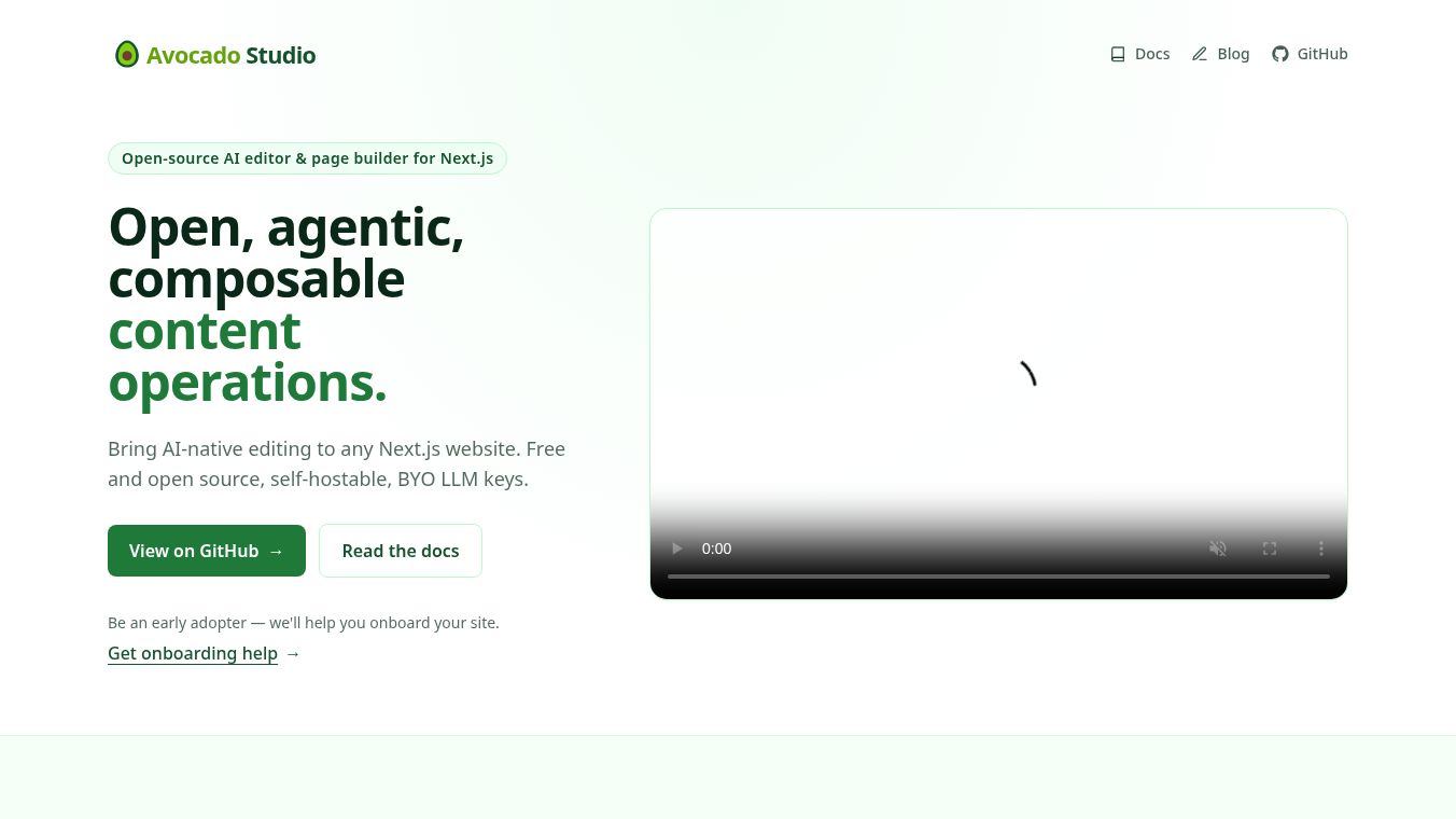 Avocado Studio AI - Site Content Ops