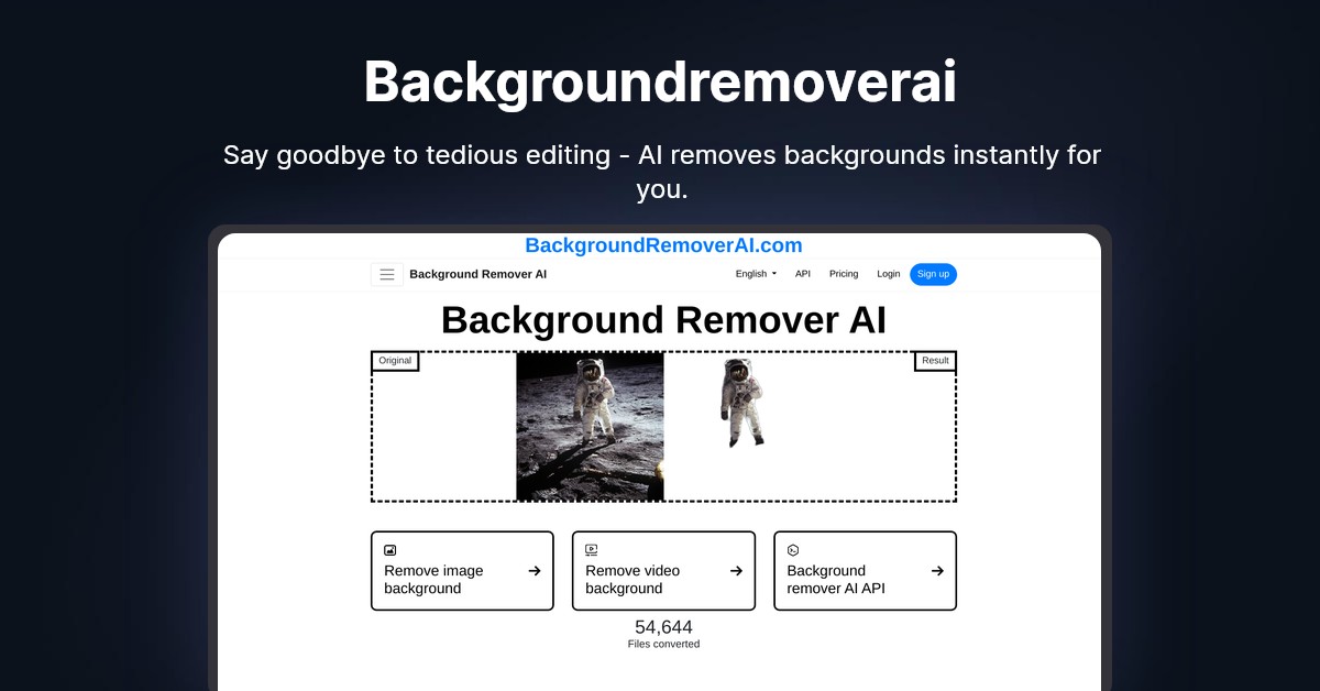 Background remover AI