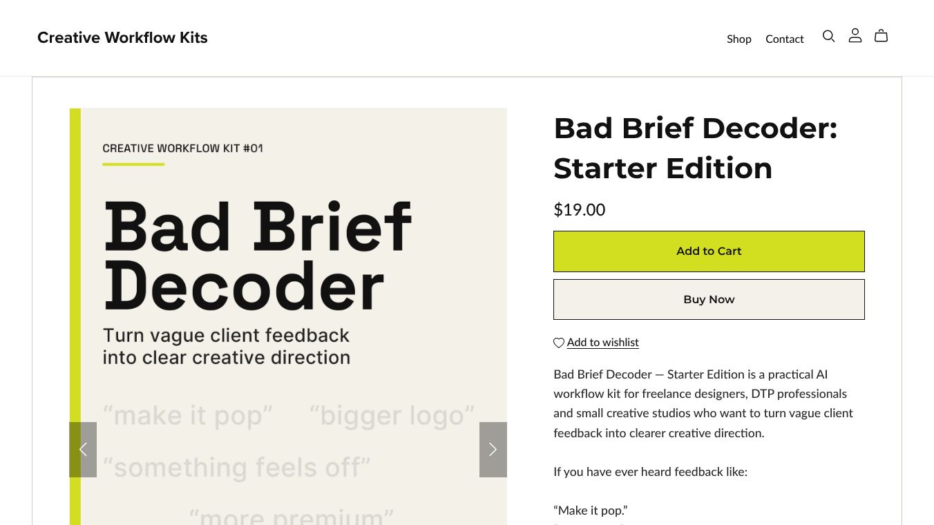 Bad Brief Decoder