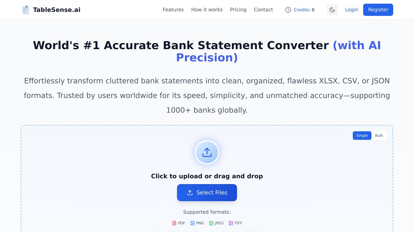 Bank Statement Converter PDF to CSV