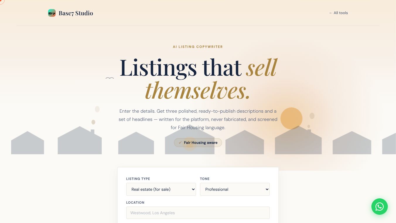 Base7 Listing Writer