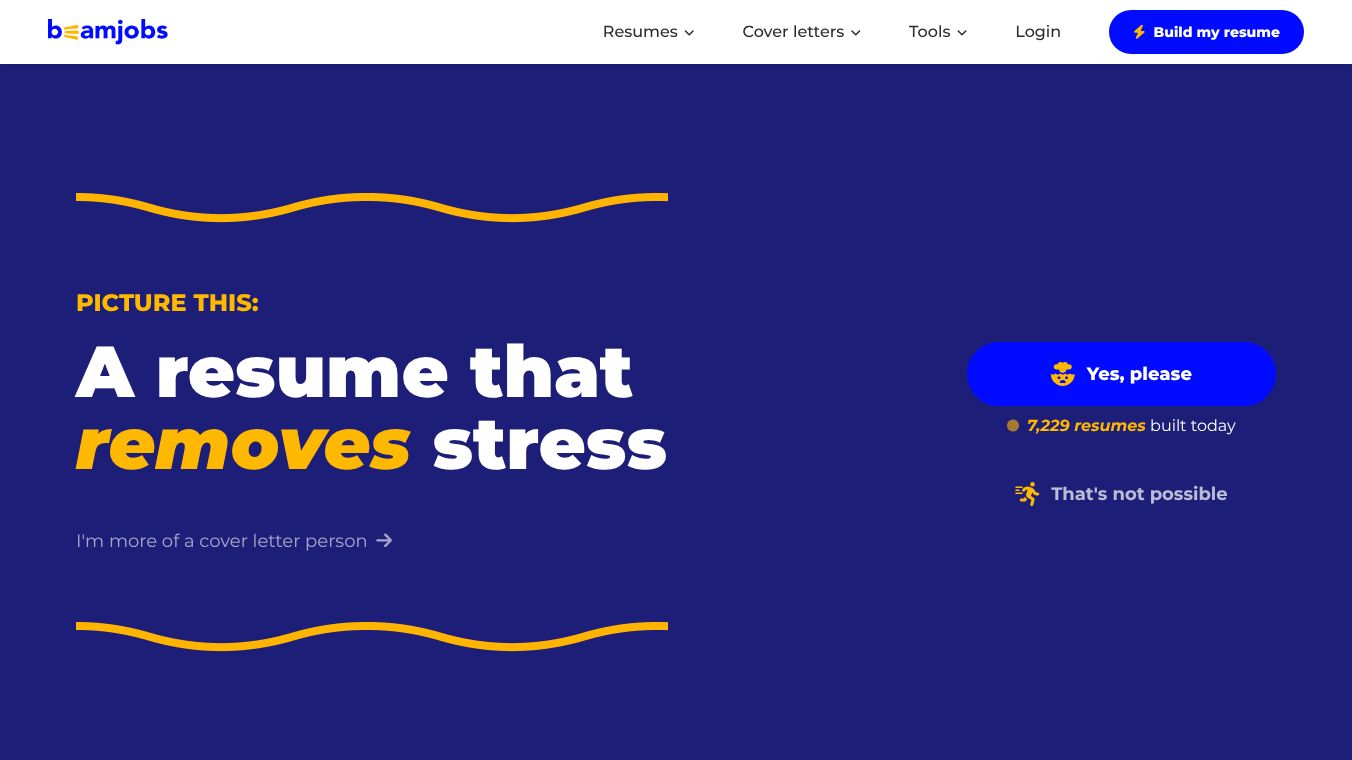 BeamJobs | AI Resume Builder