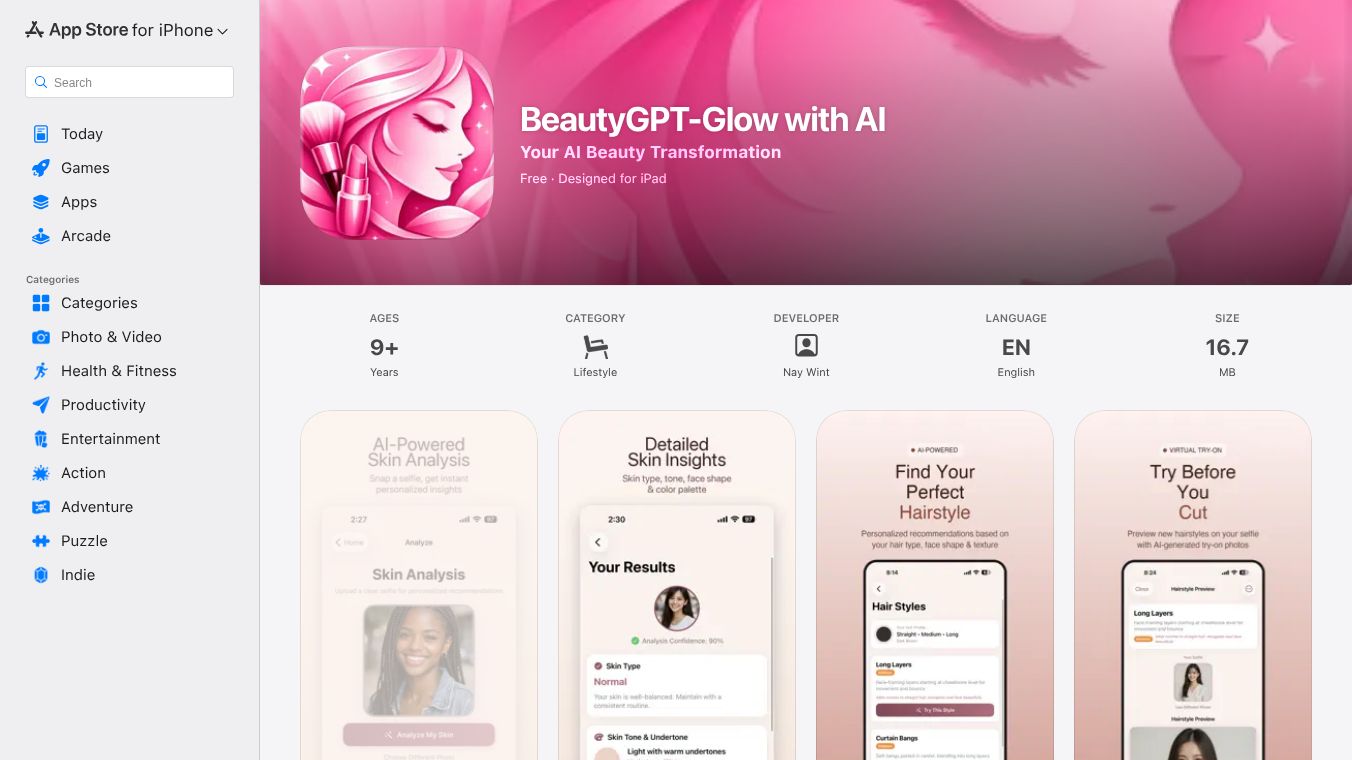BeautyGPT-Glow with AI
