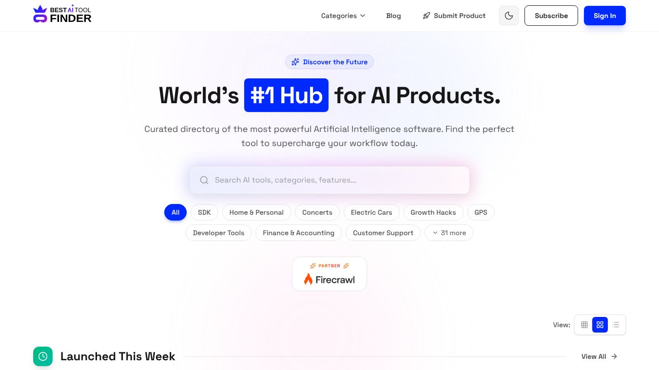 Best AI Tools Finder