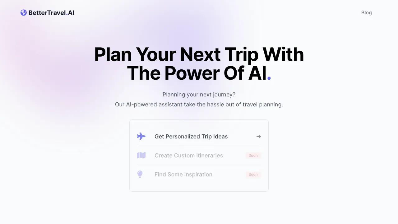 BetterTravel AI