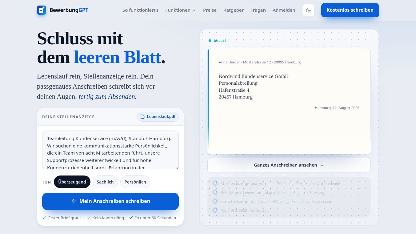 BewerbungGPT