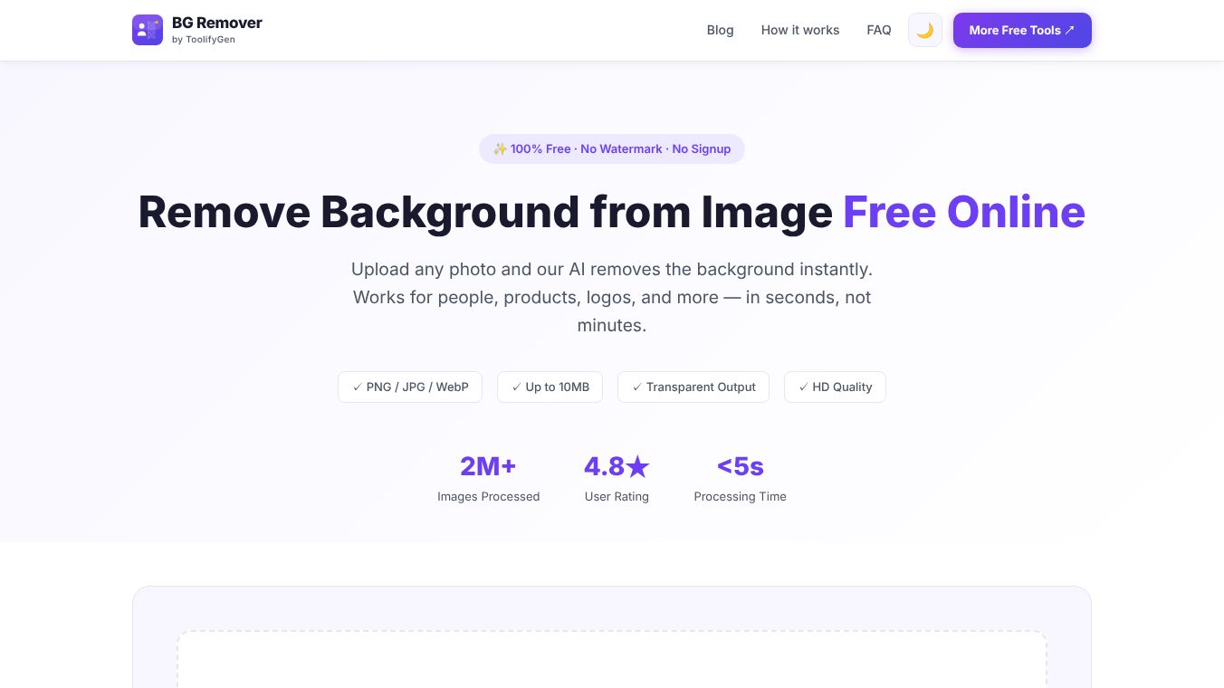 BG Remover by ToolifyGen
