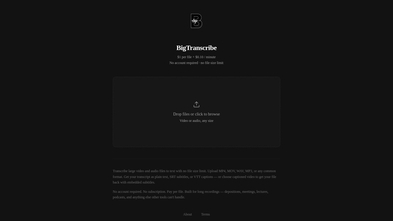 BigTranscribe