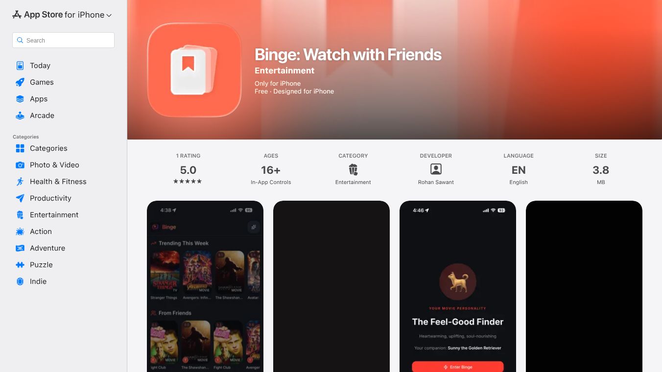 Binge: Watch with Friends