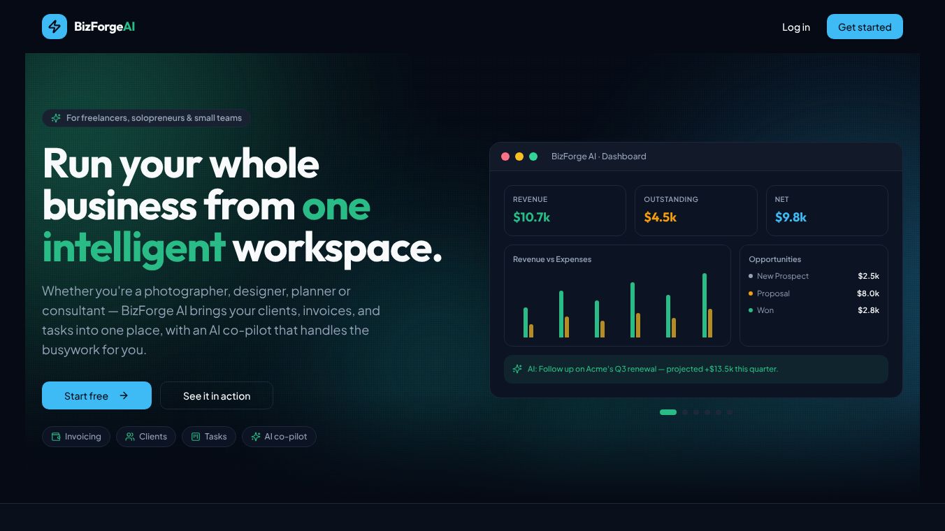 BizForgeAI — Forge Your Path