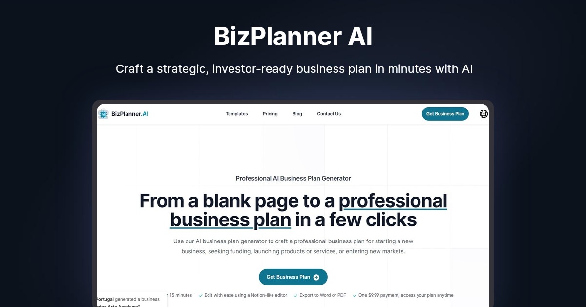 BizPlanner AI