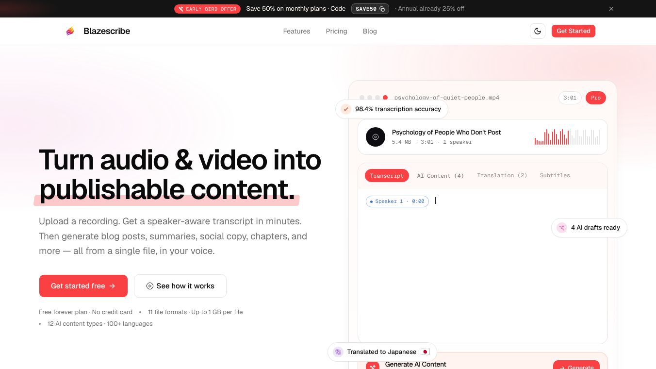 Blazescribe
