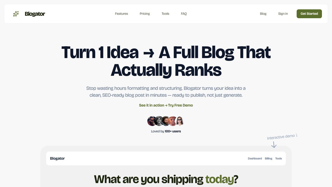 Blogator