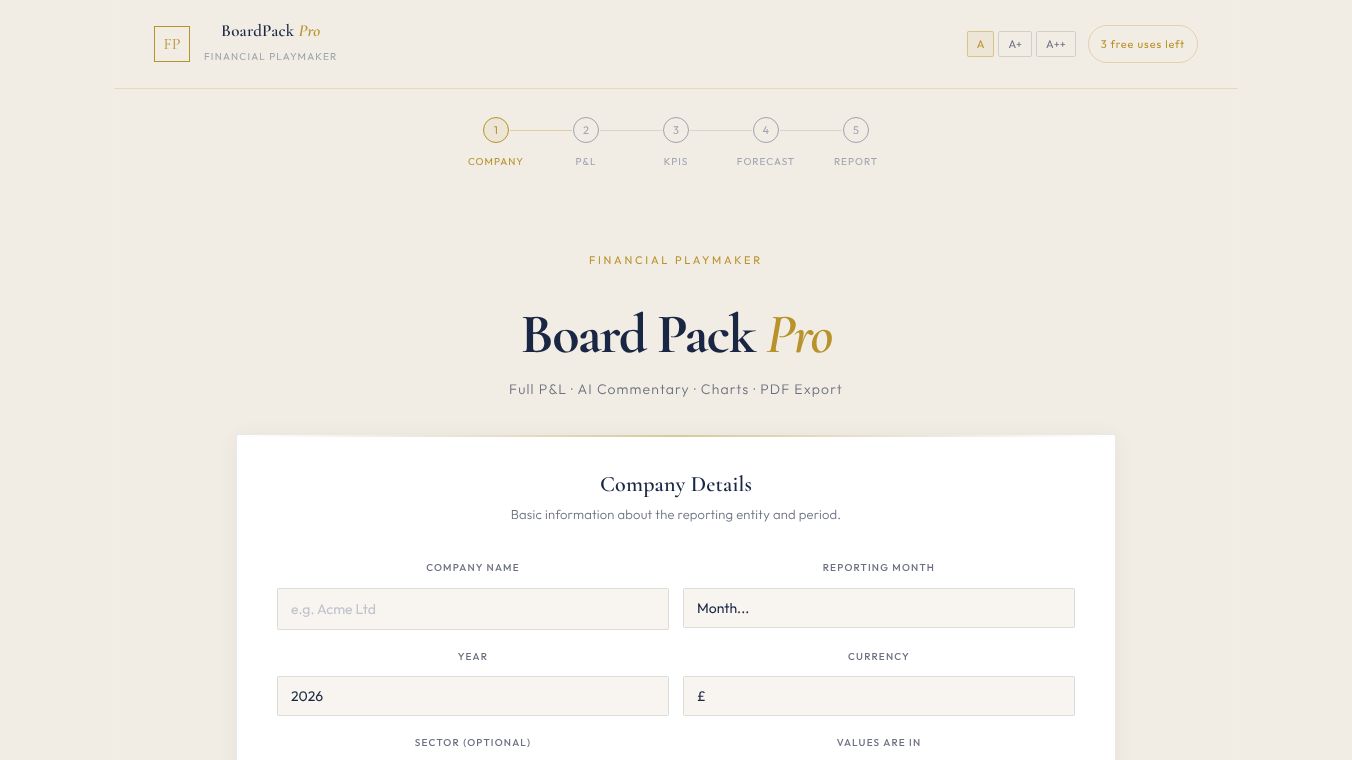 Board Pack Pro