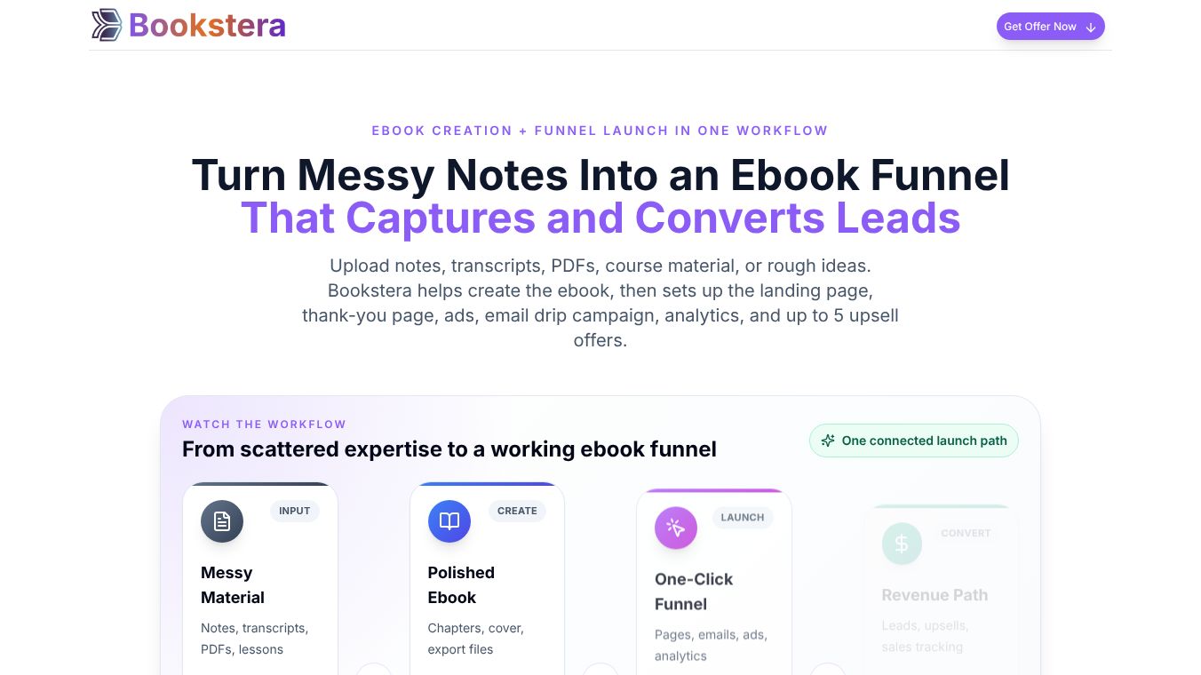 Bookstera - AI Funnel Suite