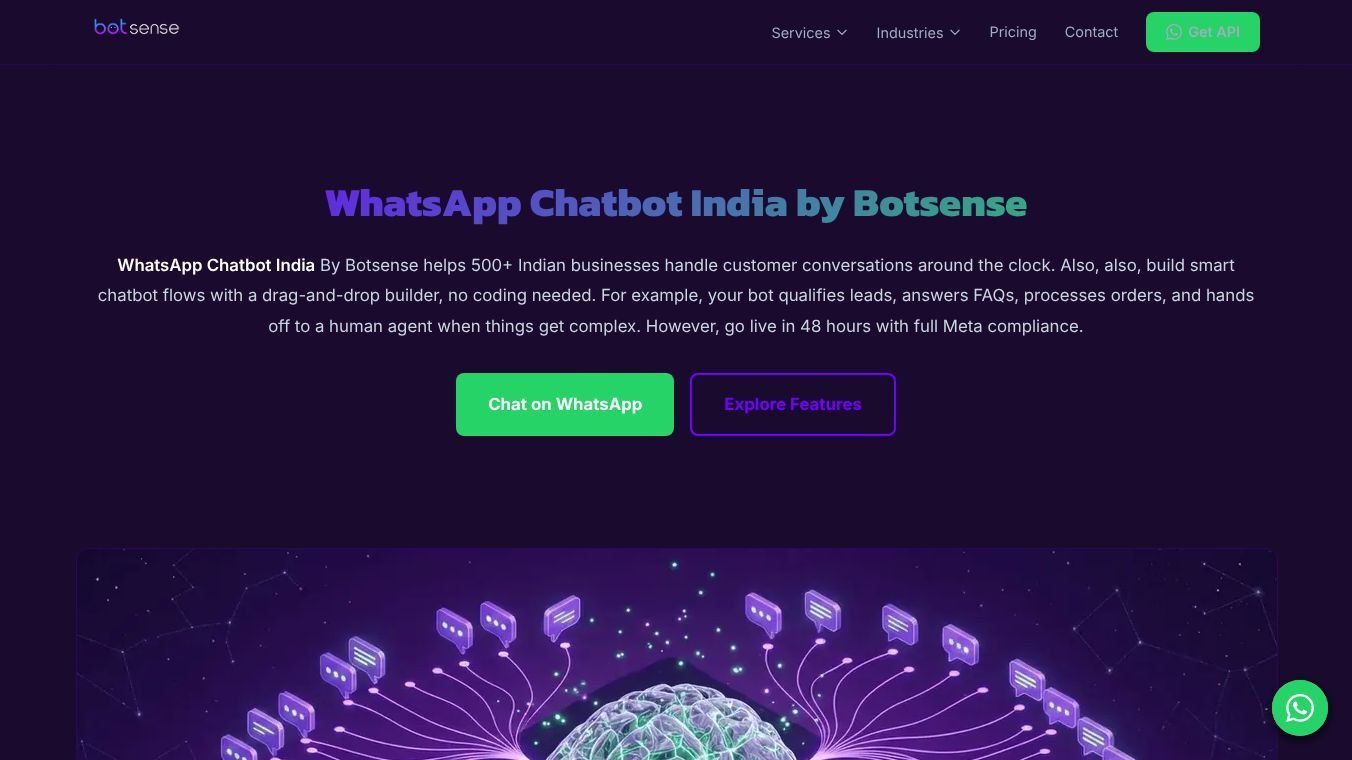 BotSense WhatsApp Chatbot