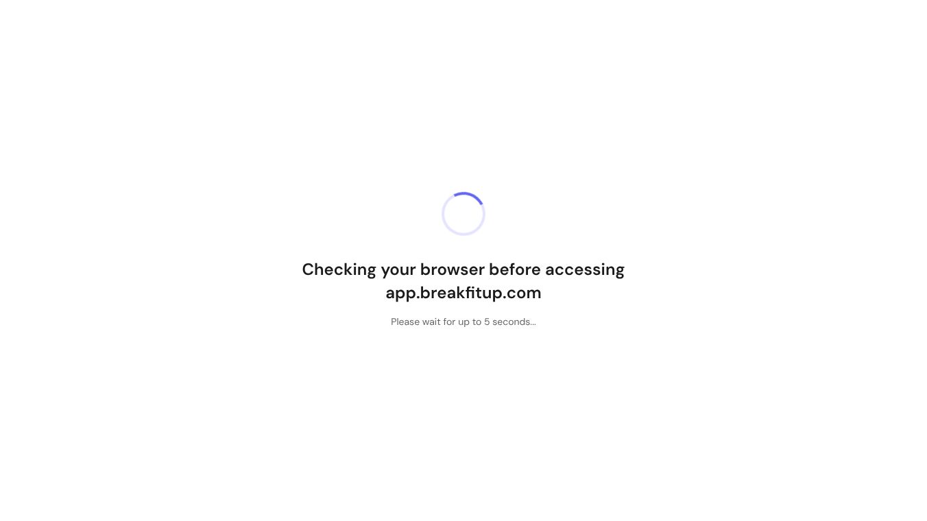 Breakfitup SaaS Dashboard