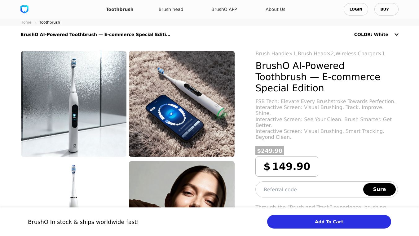 BrushO — AI Smart Toothbrush
