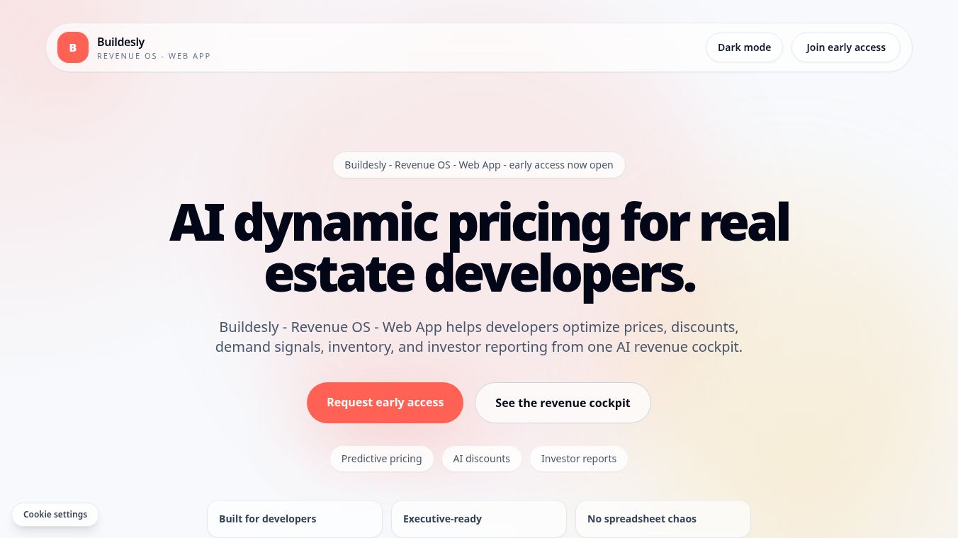 Buildesly - Revenue OS - Web App