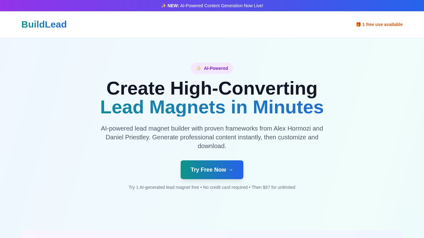 Buildlead