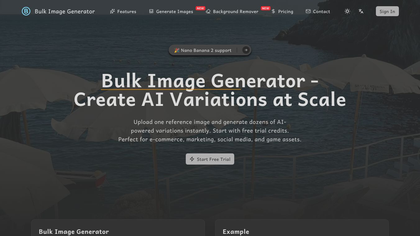 Bulk Image Generator