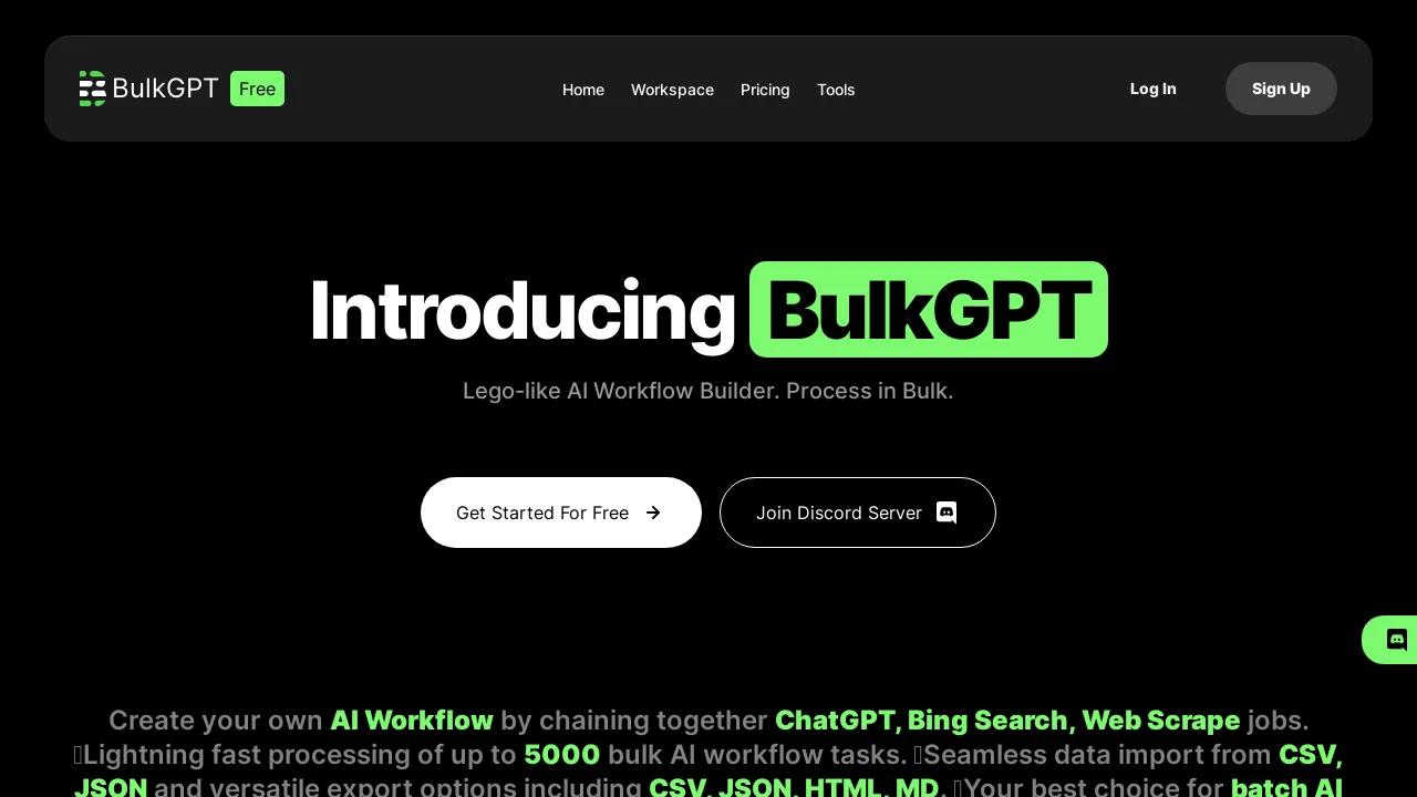 BulkGPT - Digital Process Automation