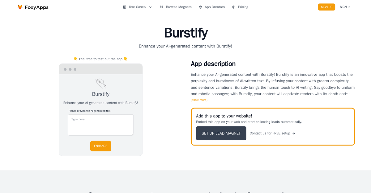 Burstify