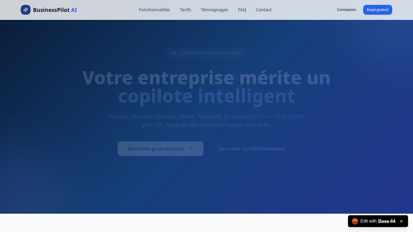 Business IA Pilot