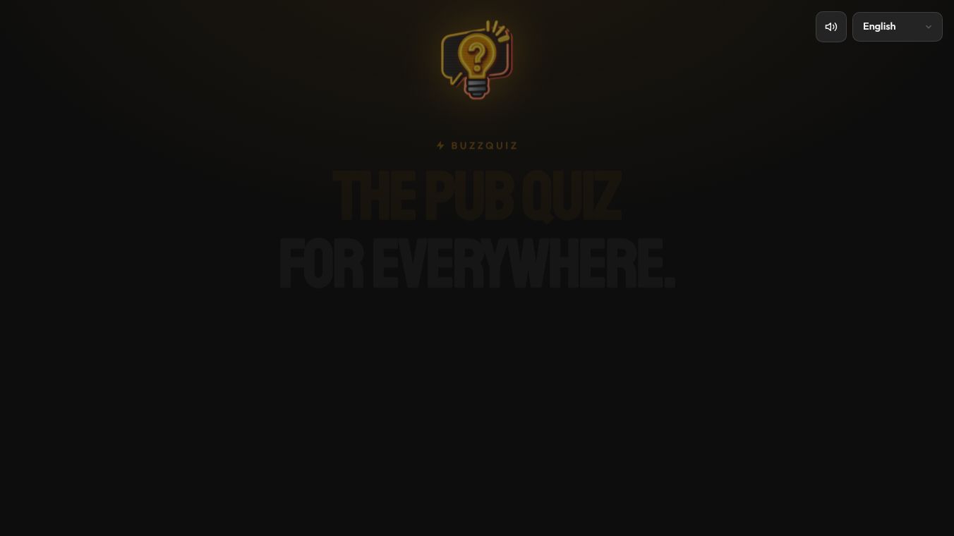 Buzzquiz. The pub quiz for everywhere.