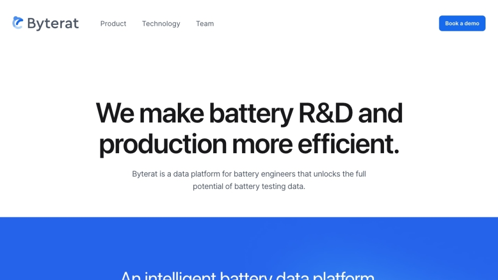 Byterat - Battery Data Platform