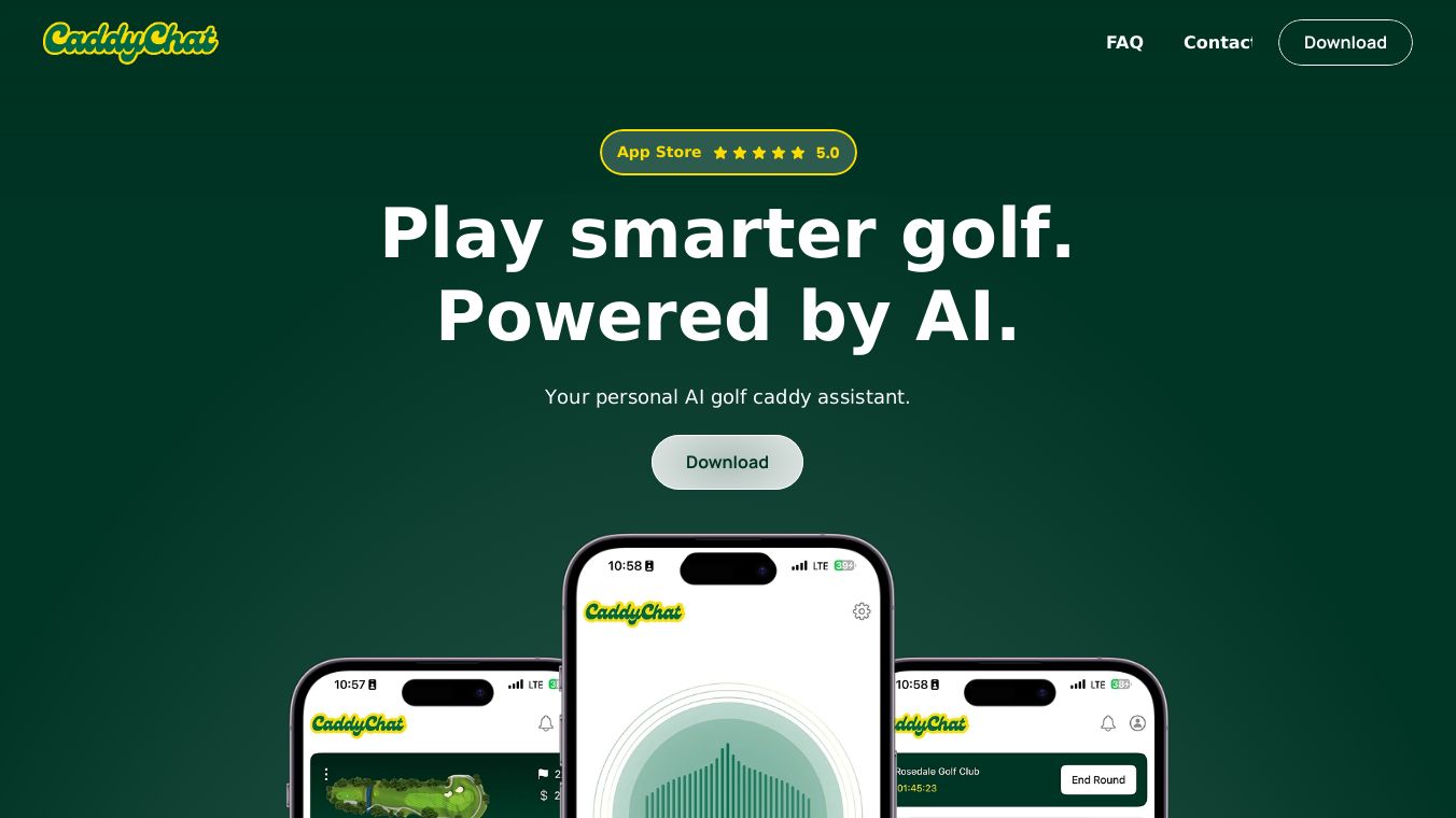 CaddyChat - AI Golf Assistant