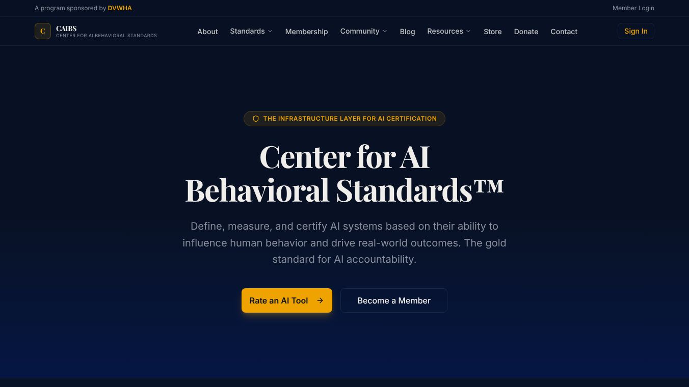 CAIBS Center for AI Behavioral Standards