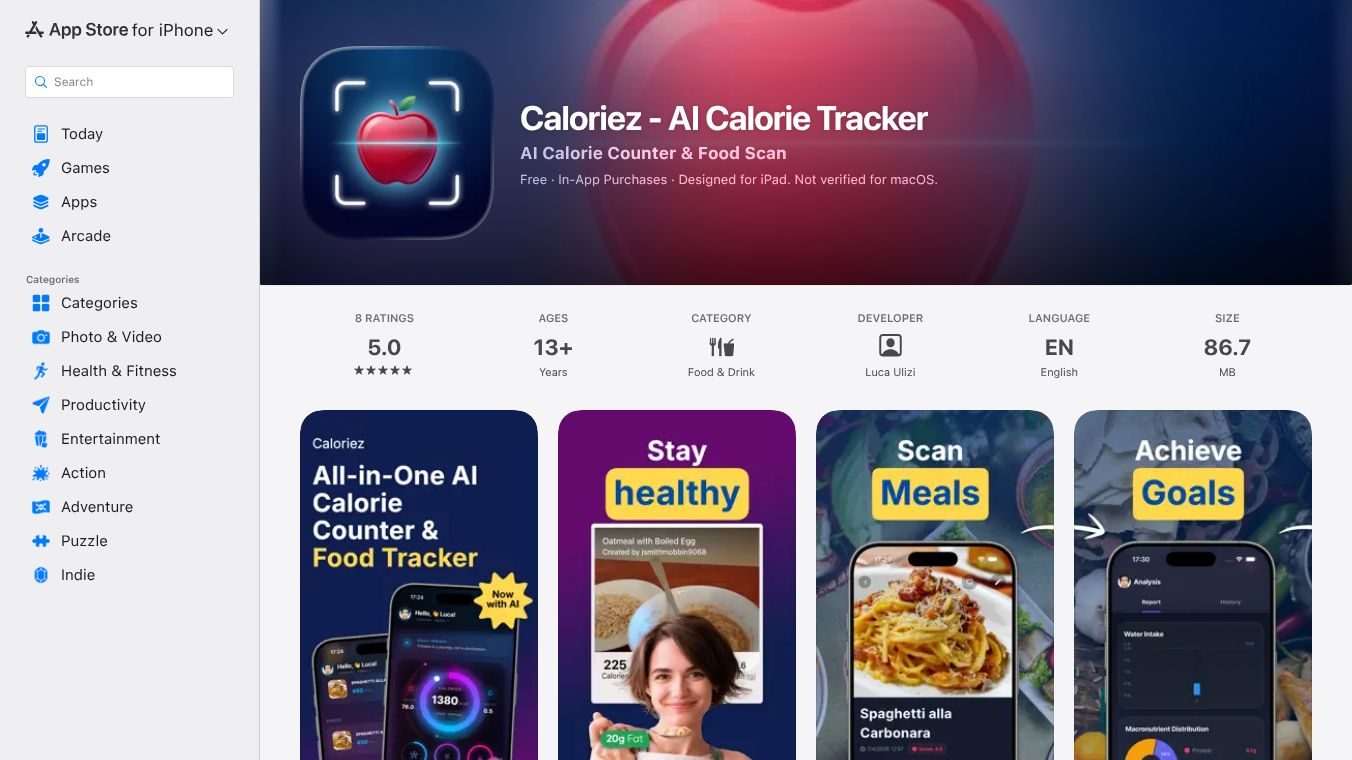 Caloriez - AI Calorie Tracker